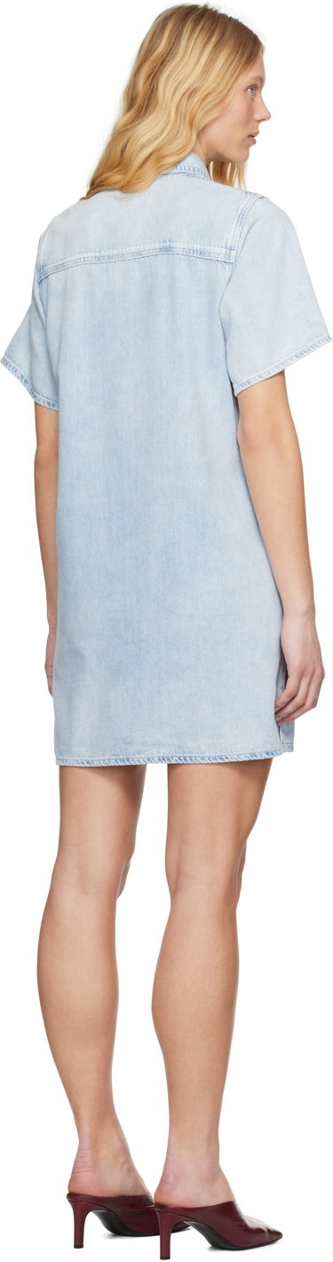 Klä rag & bone Rag & Bone Jocelyn Featherweight Denim Minidress Blå | WDD25S1512UFAL, 2