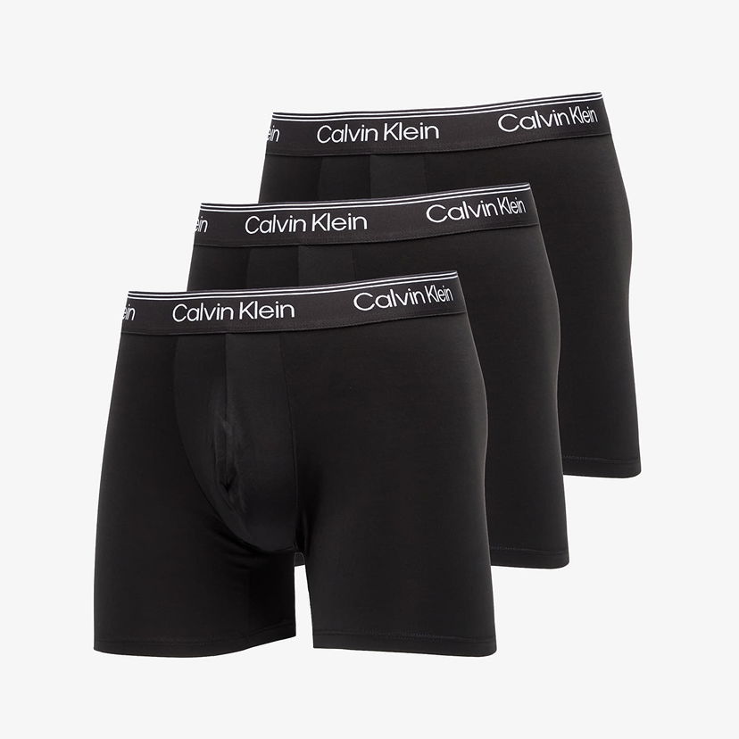 Boxare CALVIN KLEIN Boxer Brief 3-Pack Black Svart | LV00NB4410 UB1