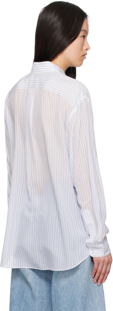 Skjorta Alexander Wang Alexander Wang Oversize Silk Chiffon Shirt Vit | 1WC2251012, 2