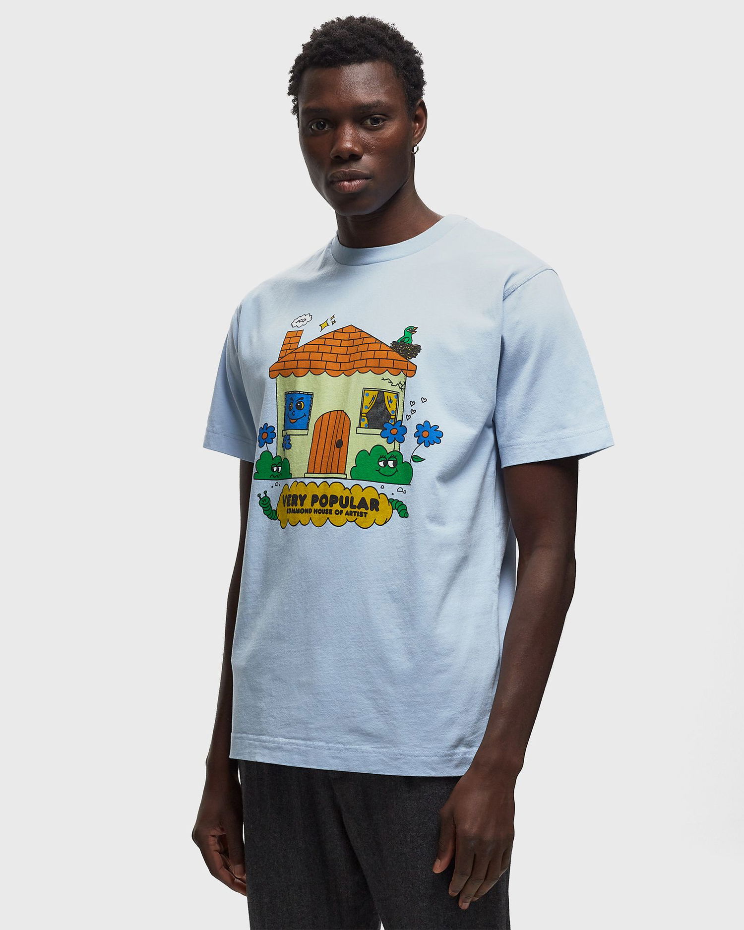 T-shirt Edmmond Studios SHELTER TEE Blå | 323-30-10500, 1