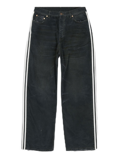 Jeans Balenciaga adidas x Large Baggy Jeans Svart | 724778TNW541129