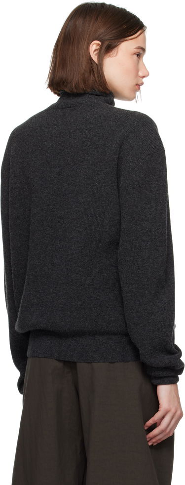 Sweater LEMAIRE LEMAIRE Ribbed Turtleneck Sweater Grå | TO1315 LK1026, 2