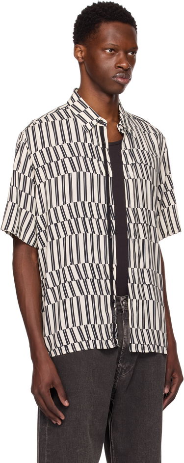 Skjorta rag & bone Rag & Bone Dalton Printed Short Sleeve Shirt Flerfärgad | MBW25PA026LVML, 1