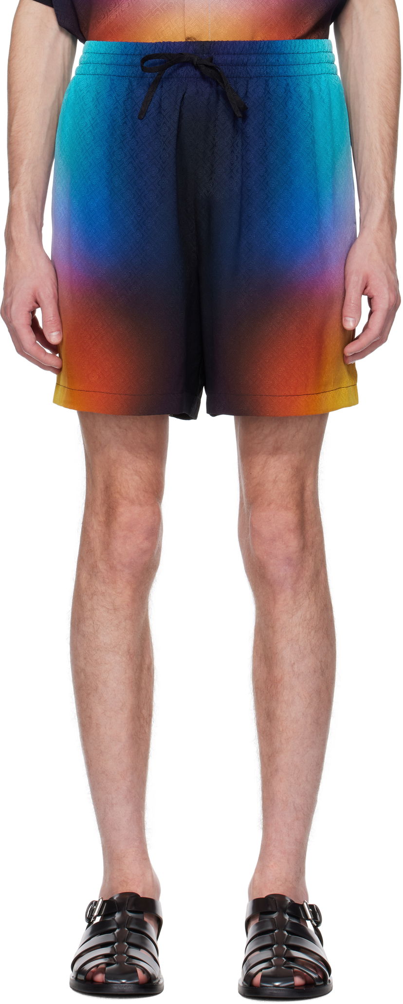 Shorts Casablanca Casablanca Gradient Silk Shorts Flerfärgad | MS25-TR-012-02