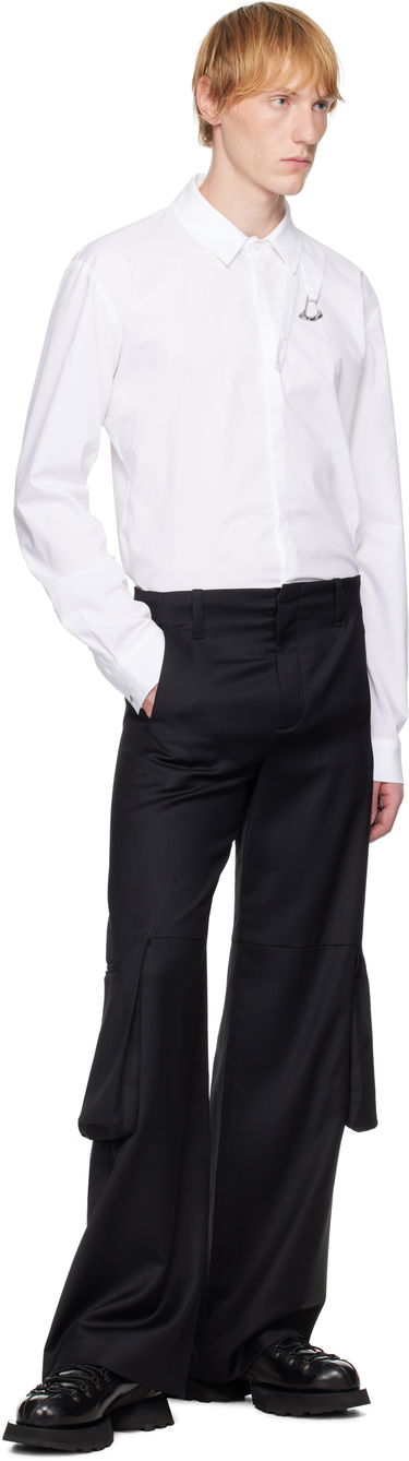 Cargo byxor HELIOT EMIL HELIOT EMIL Ferro Tailored Cargo Pants Svart | SS25_M_10_198_BLK01, 3