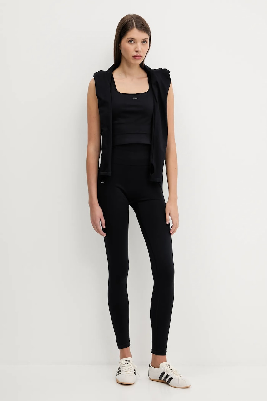 Linne PANGAIA Pangaia Plant-Stretch Ribbed Tank Top Svart | 10002425, 1