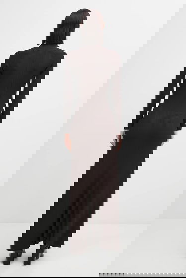 Klä Coperni Leg Cut-Out Rib Gown Maxi Brun | COPML155Y3011, 2