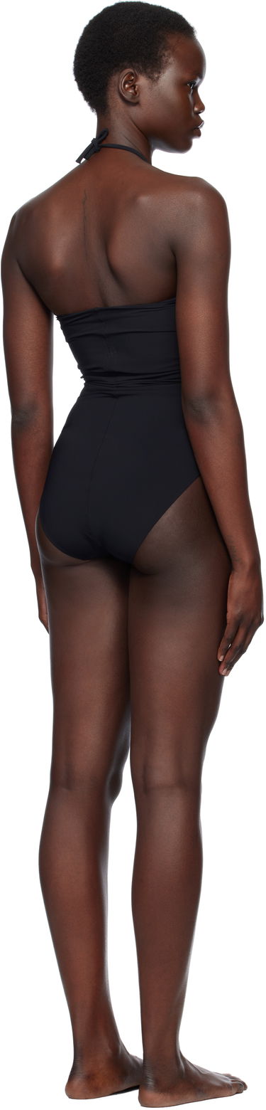 Badkläder Rick Owens Rick Owens Hollywood Prong Bather One-Piece Swimsuit Svart | RP01E7087 NS, 2