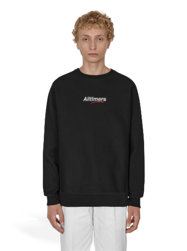 Sweatshirt Alltimers Mini Estate Embroidered Crewneck Sweatshirt Svart | PN1766 001