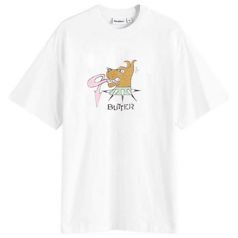 T-shirt Butter Goods Canine Graphic Tee Vit | BG253105-WHT