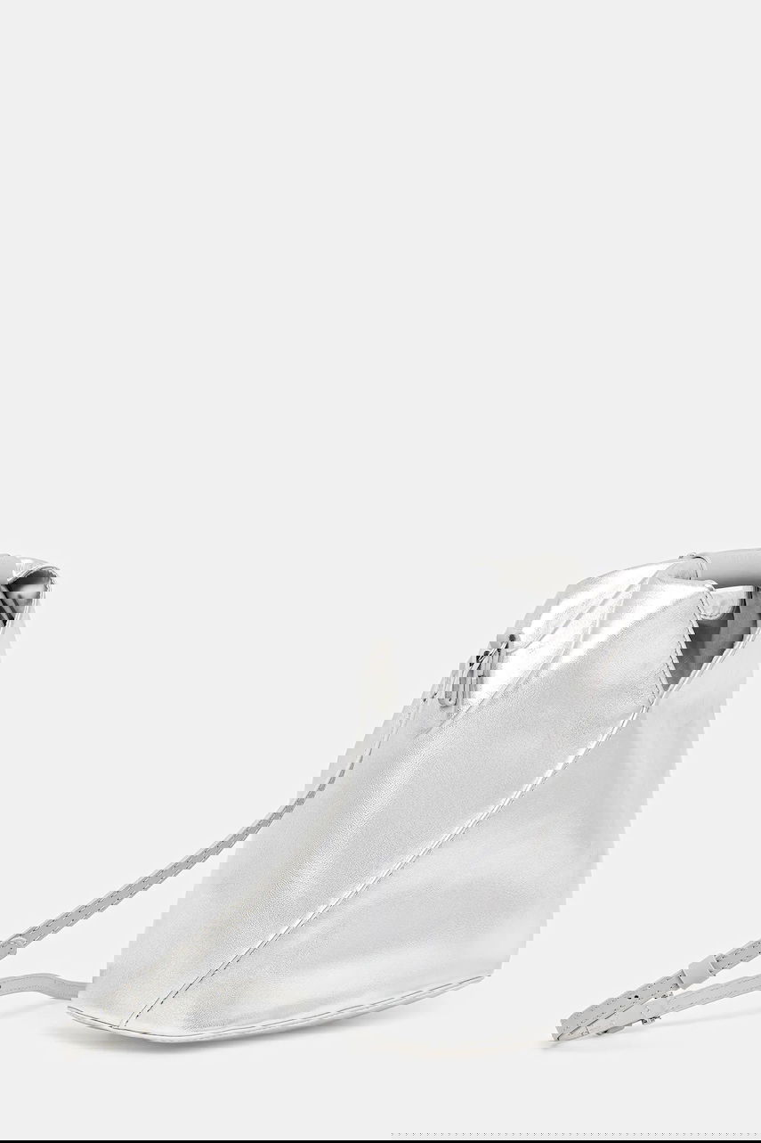 Handväska Maison Margiela MM6 Maison Margiela Metallic Crossbody Bag Metallisk | SB6WD0026.P8496.T9002, 1