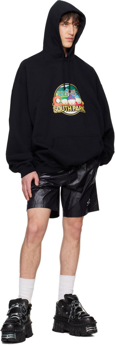 Shorts VETEMENTS Vetements Oval Logo Swim Shorts Svart | MA66SW100B, 3