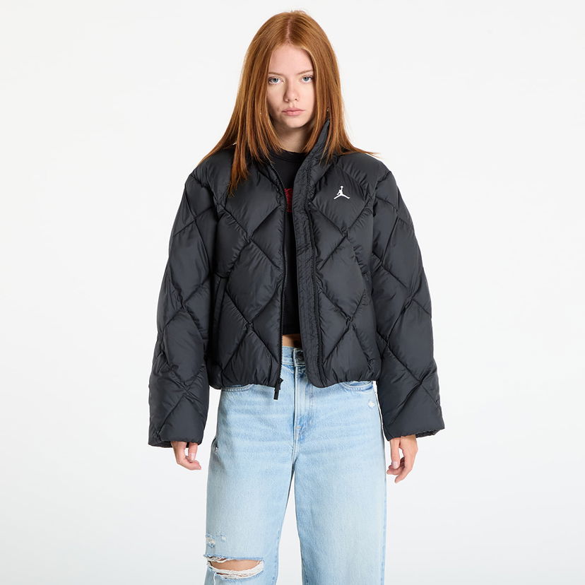 Pufferjacka Jordan Jordan Women's Quilted Puffer Jacket Svart | HV0417-010