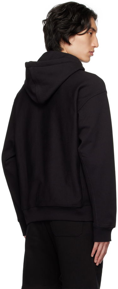 Sweatshirt Carhartt WIP Hooded American Script Sweat Svart | I028279-blk, 3
