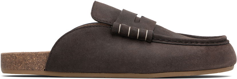 Sneakers och skor JW Anderson JW Anderson Stitch Loafer Mules Brun | LF0079-LA0319