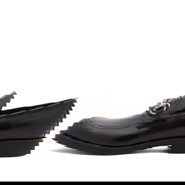 Sneakers och skor Gucci Tempe Horsebit Leather Loafer with Rubber Sole, Size EU 39 Svart | 812152-AAD7W-1000, 0