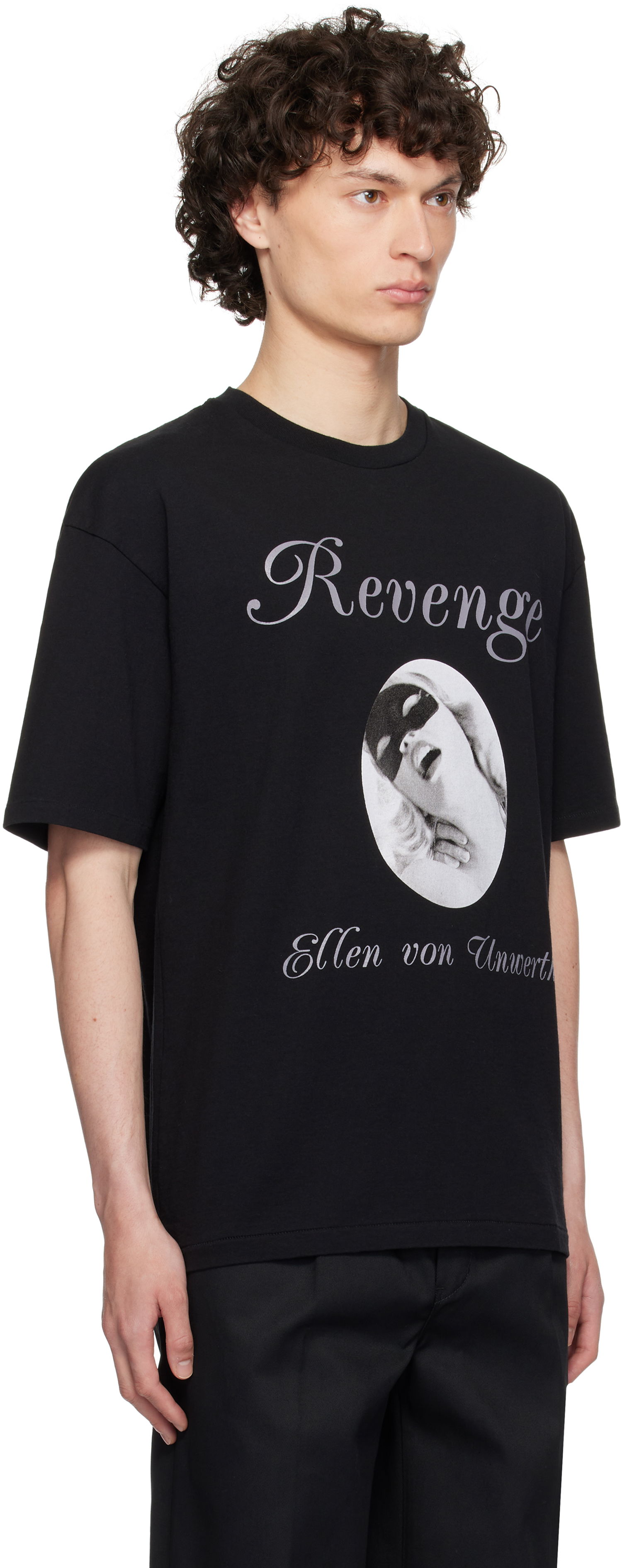 T-shirt WACKO MARIA WACKO MARIA Ellen Von Unwerth Graphic T-Shirt Svart | EVU-WM-WT01, 1