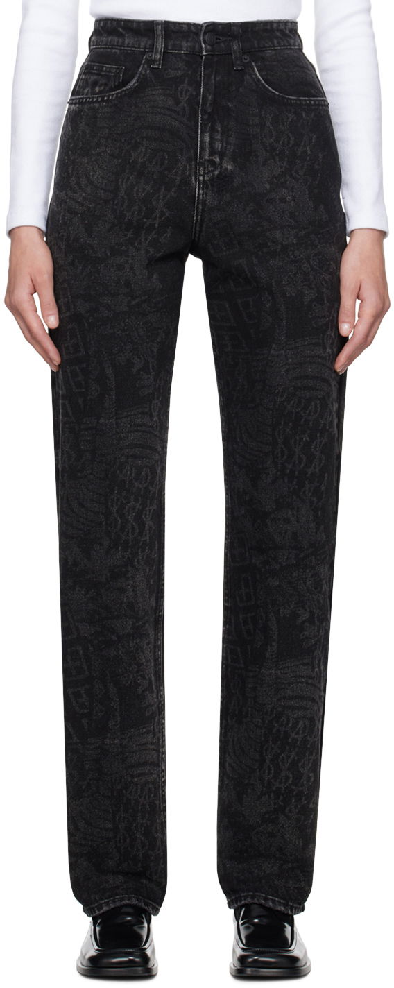 Jeans Ksubi Ksubi Playback Graf Jeans Svart | WFA23DJ004