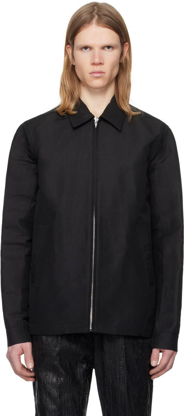 Jacka Rick Owens Rick Owens Hollywood Heavy Brad Jacket Svart | RU01E5764 FH, 0