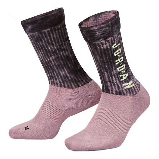 Strumpor Jordan Jordan Legacy Sport DNA Tie Dye Alphabet Athleisure Socks Purpur | SK0028-500, 0