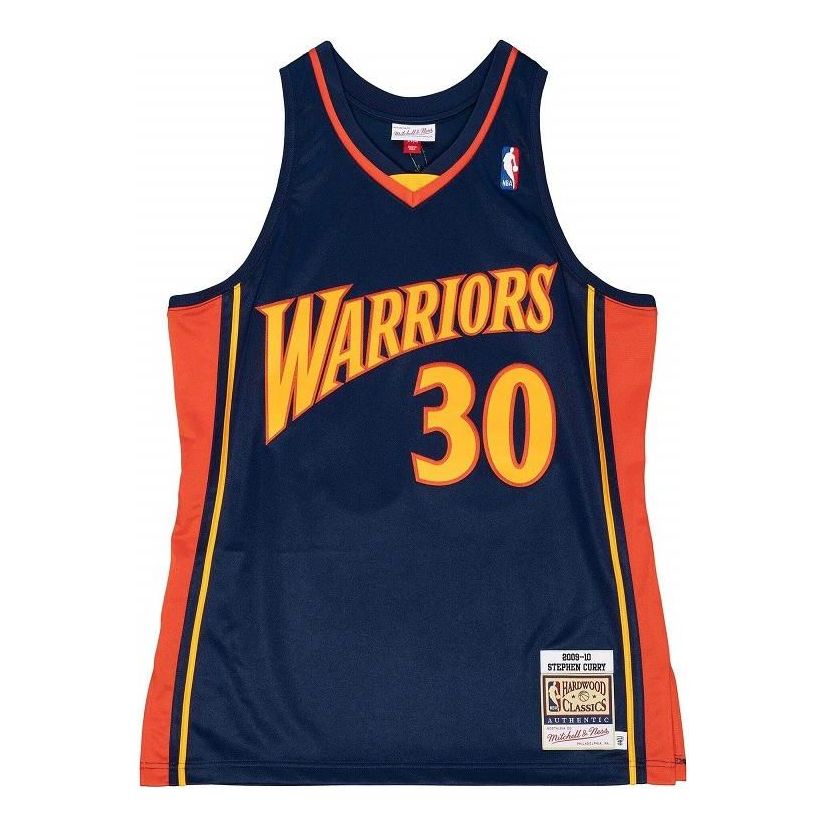 Jersey Mitchell & Ness Warriors Stephen Curry Hardwood Classics Jersey Blå | AJY4GS18084-GSWNAVY09SCU, 0