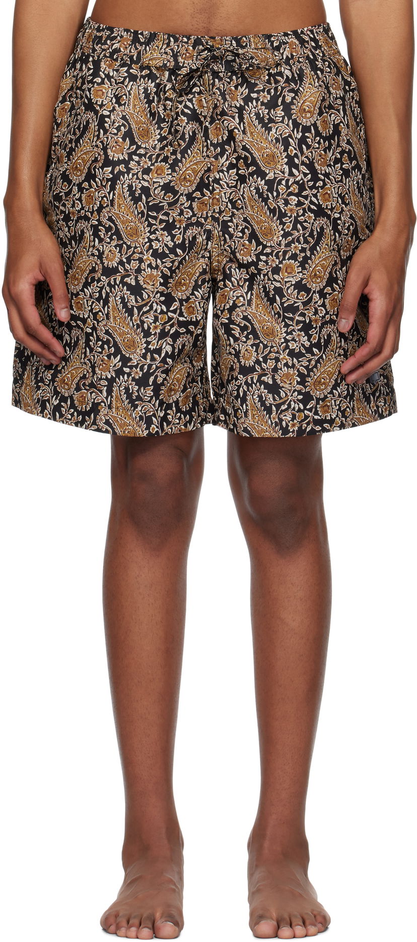 Badkläder ISABEL MARANT Isabel Marant Paisley Swim Shorts Svart | MB0009HA-C1P01H