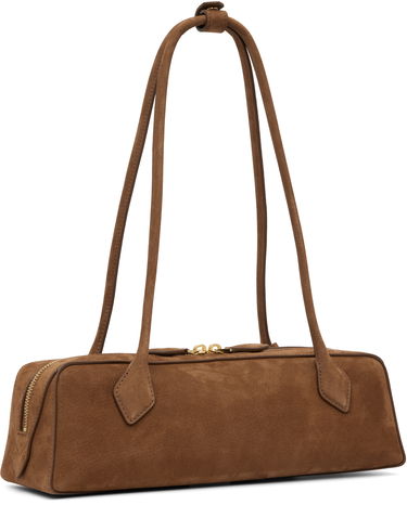 Axelväska Alaïa 'Le Teckel' Medium Suede Bag Brun | AA1S06033CA214, 4