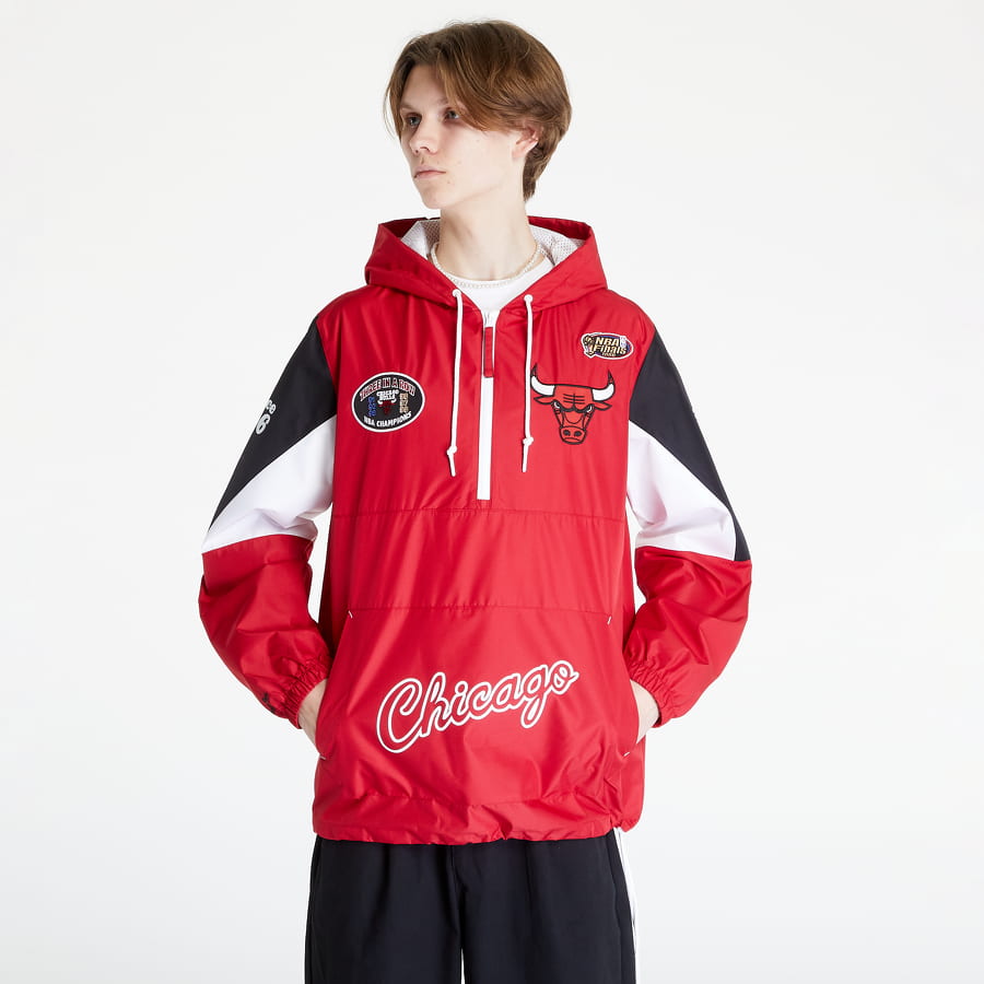 Vindjacka Mitchell & Ness NBA Team Origins Pullover Anorak Röd | OJPO5033-CBUYYPPPSCAR, 0