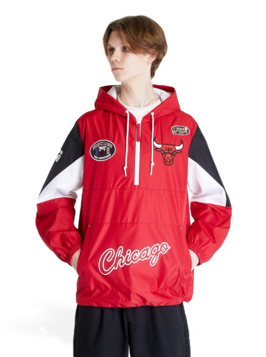 Vindjacka Mitchell & Ness NBA Team Origins Pullover Anorak Röd | OJPO5033-CBUYYPPPSCAR