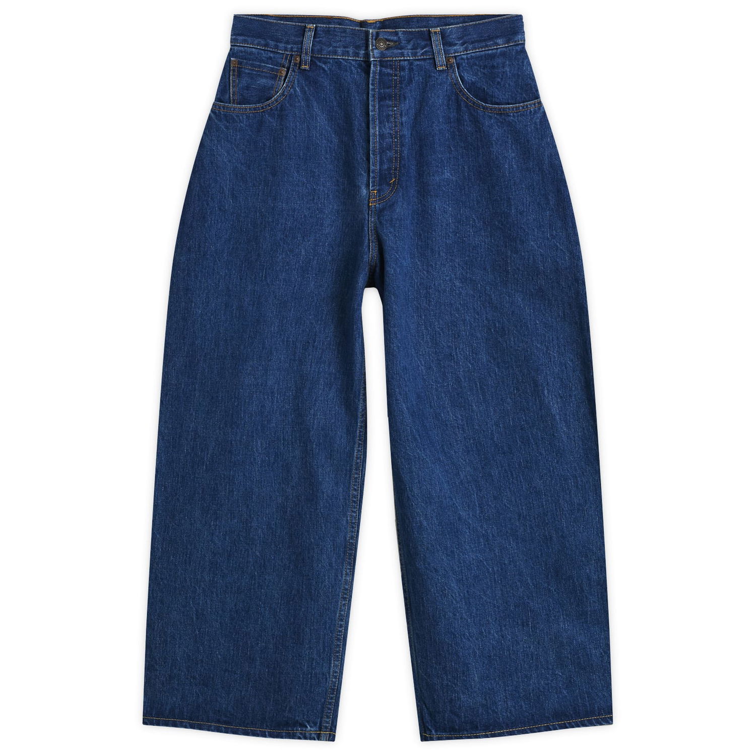 Jeans Studio Nicholson Studio Nicholson x Beams Plus Holly Wide Leg Denim Jeans Blå | BPSN2101-70, 0