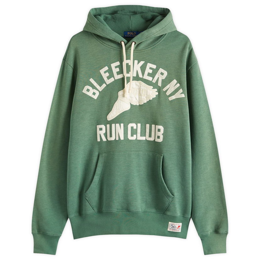 Sweatshirt Polo by Ralph Lauren Ralph Lauren Bleecker Run Club Hoodie Grön | 710964984002