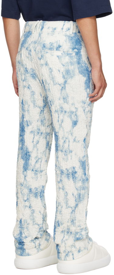 Byxor Feng Chen Wang Feng Chen Wang Printed Trousers Blå | FUS17TR07, 2