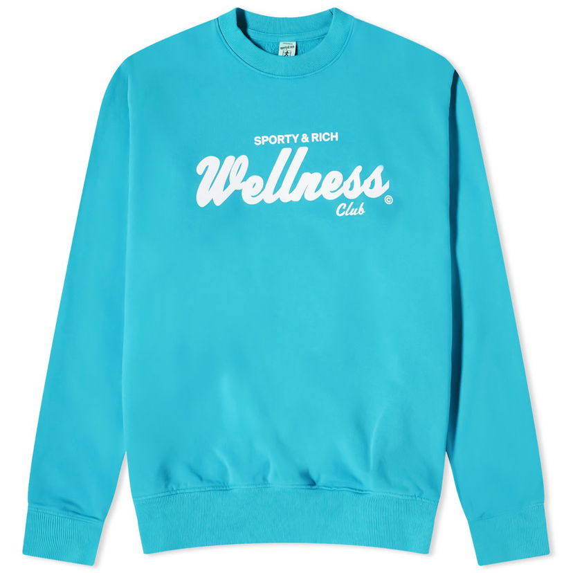 Sweater Sporty & Rich Draft Crew Sweat Turkos | CRAW2333DO