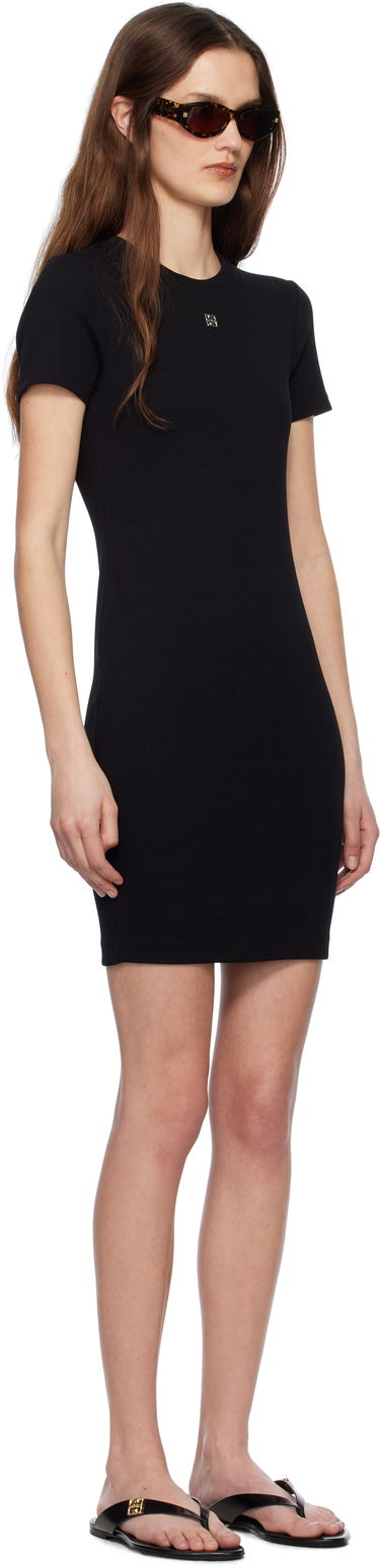 Klä Givenchy Givenchy 4G Ribbed Tank Mini Dress Svart | BW22CM3YQS001, 1
