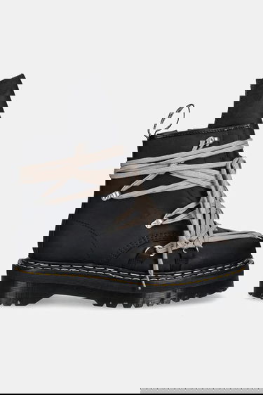 Sneakers och skor Rick Owens Rick Owens DRKSHDW x Dr. Martens 1460 Quad Sole Megalace® Boot Svart | DM02E6812.8001, 1