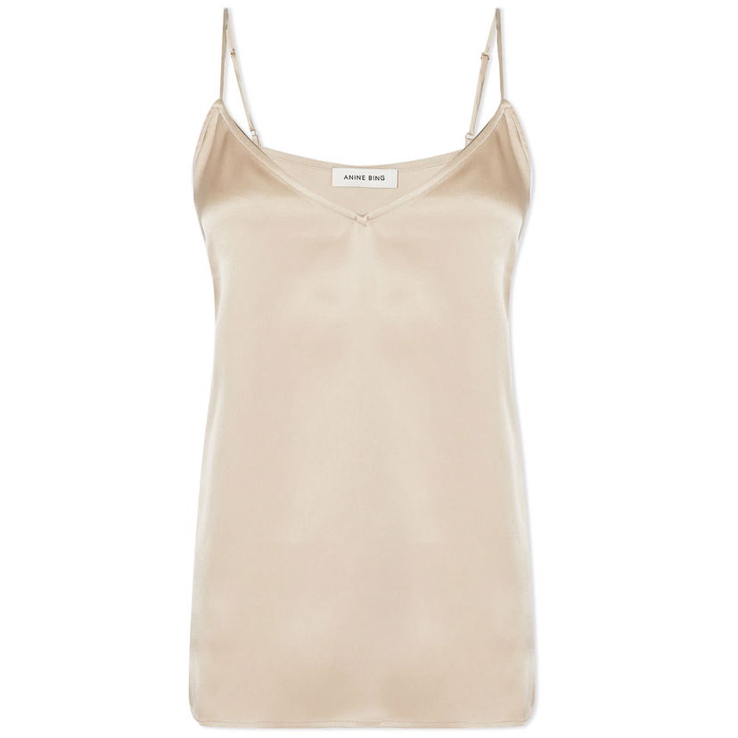 Linne Anine Bing Silk Camisole Beige | A-07-1003-CMA1