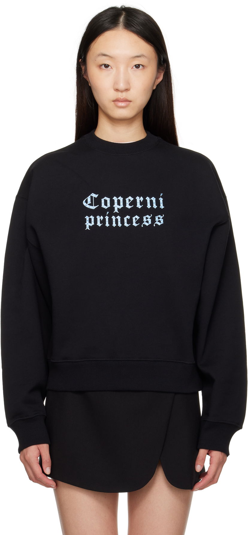 Sweatshirt Coperni Coperni Princess Sweatshirt Svart | DJS161F5018