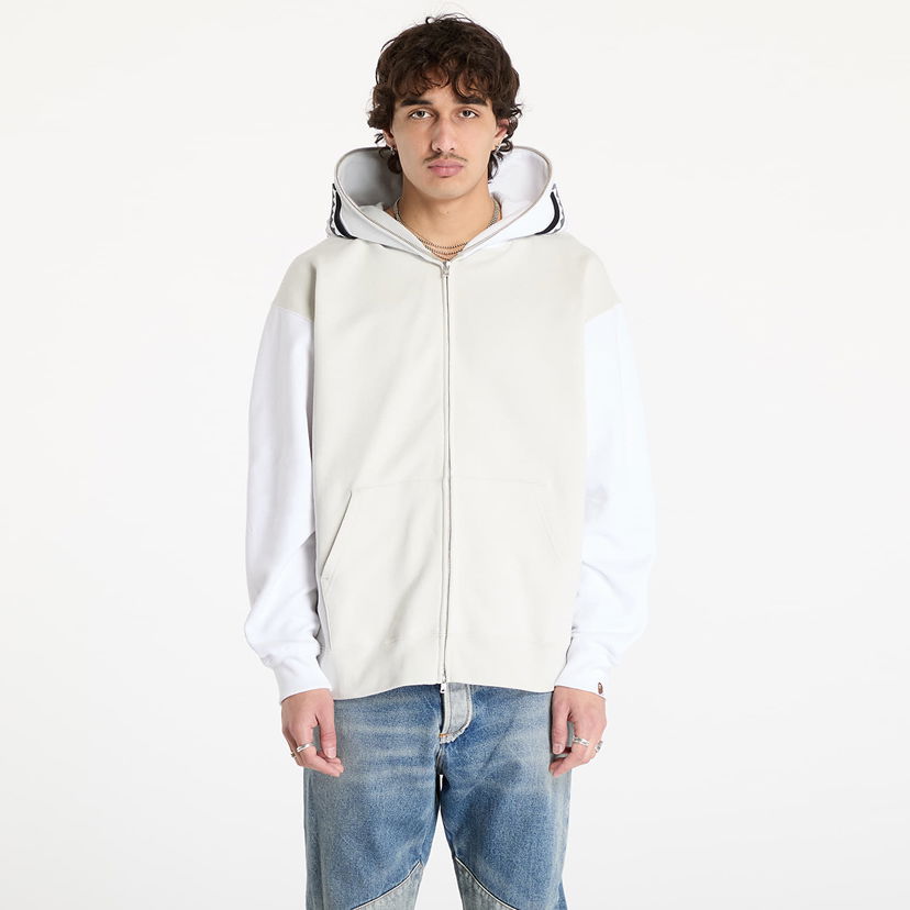 Sweatshirt BAPE Shark Full Zip Hoodie Vit | 001ZPK701311M GRA