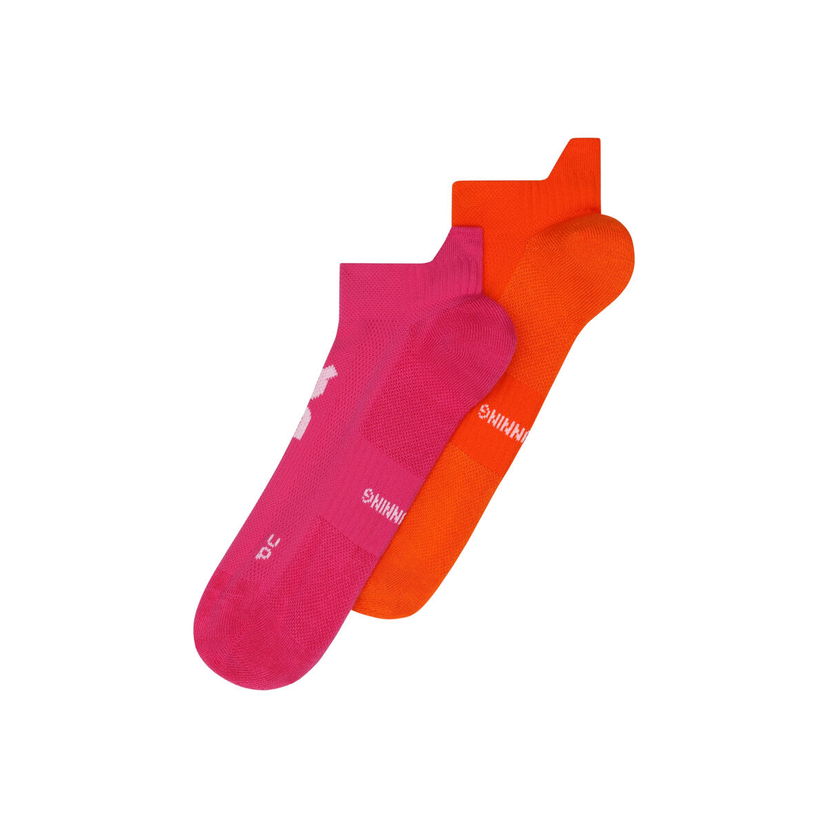 Strumpor On Running Core Run Low Socks 2 Pairs Rosa | 2UF10083889