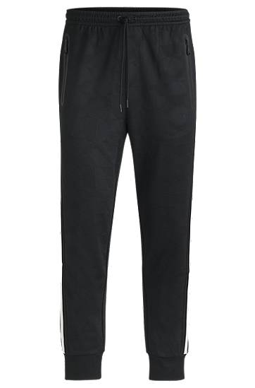 Träningsbyxor BOSS Relaxed Fit Tracksuit Bottoms Svart | 50537373, 0