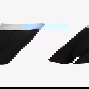 Boxare Lacoste Lacoste Cotton Stretch Trunk (3-Pack) Svart | 5H1297 B68, 4