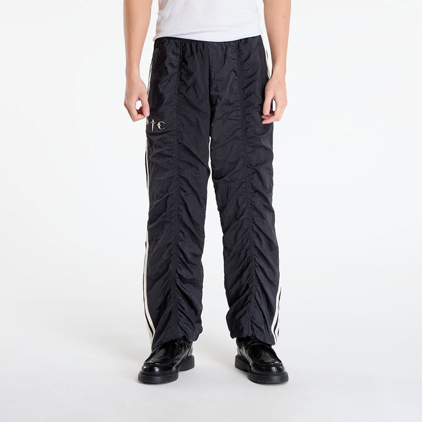 Byxor adidas Originals Thug Club Woven Ruched Side Stripe Tracksuit Bottoms Svart | KC2206
