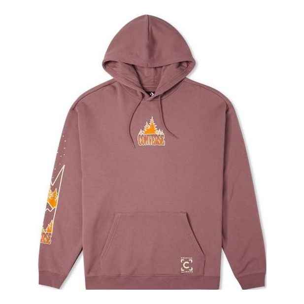 Sweatshirt Converse Converse Men's Climate Graphic Hoodie Purpur | 10025031-A02