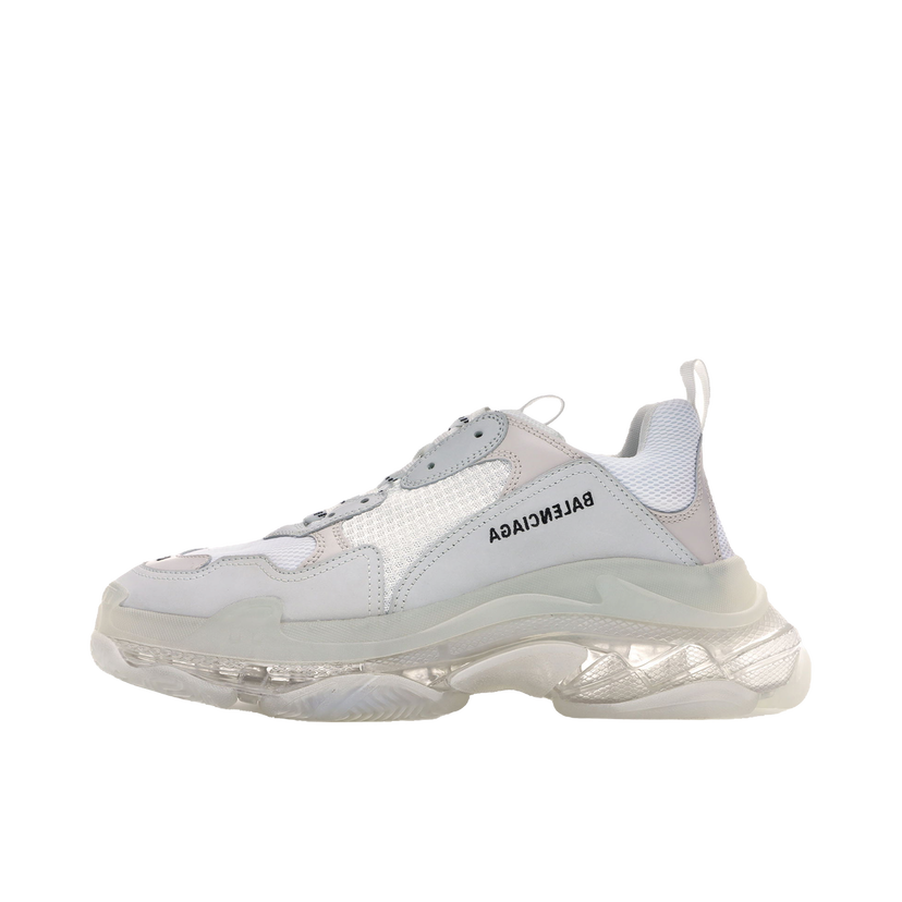 Sneakers och skor Balenciaga Triple S Clear Sole White Grå | 541624 W09E1 9000
