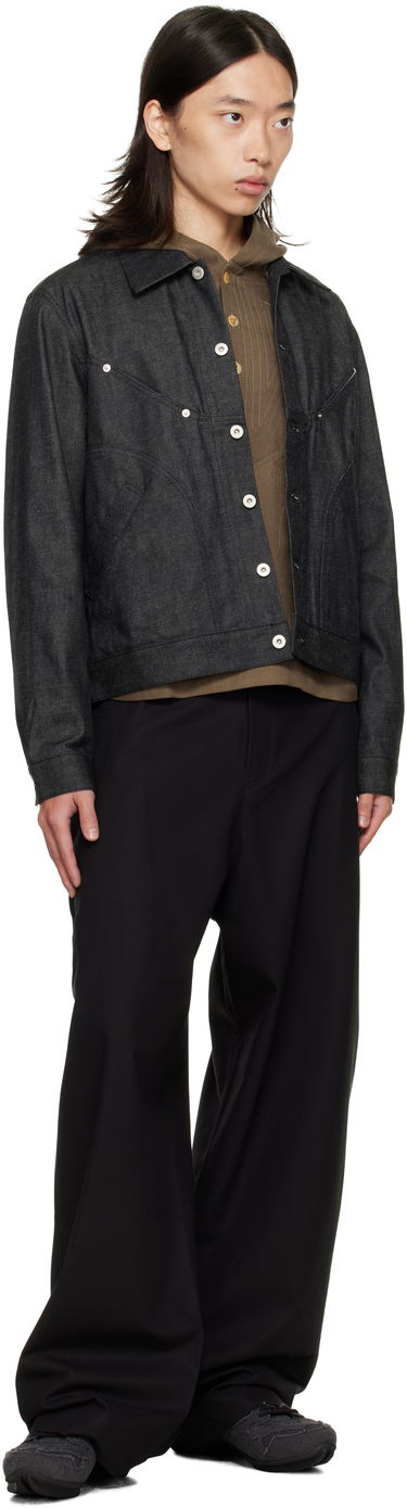 Byxor sage NATION SAGE NATION Wide Tailored Trousers Svart | S128 WIDE TAILORED TROUSER COT, 3