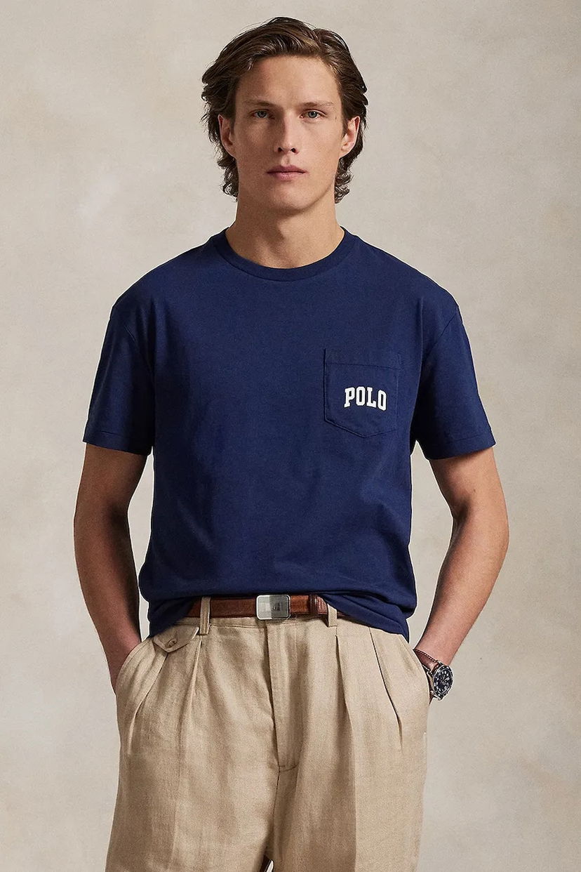 T-shirt Polo by Ralph Lauren Polo Ralph Lauren Sscnpktm12 Short Sleeve T-Shirt Mörkblå | 710974585