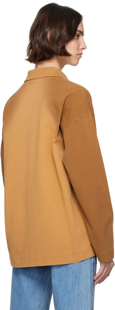 Sweater JW Anderson JW Anderson Long Sleeve Rugby Polo Brun | JO0268-PG1755, 2