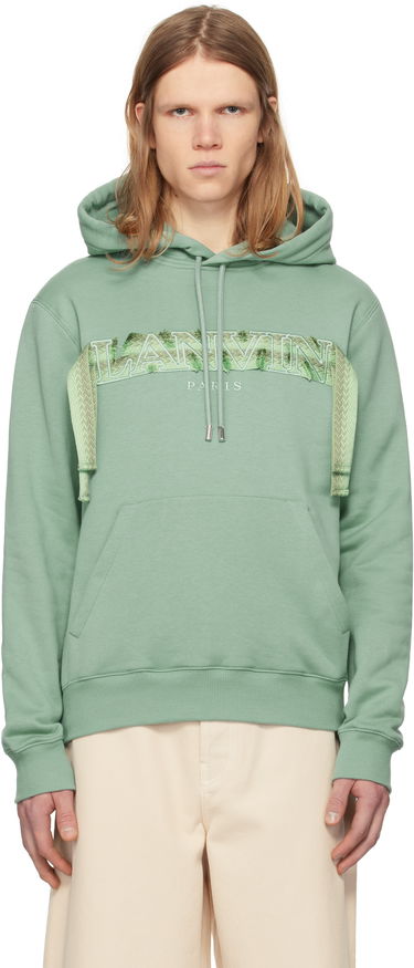 Sweatshirt LANVIN Lanvin Curb Lace Hoodie Grön | RM-HO0001-J199-P25, 0