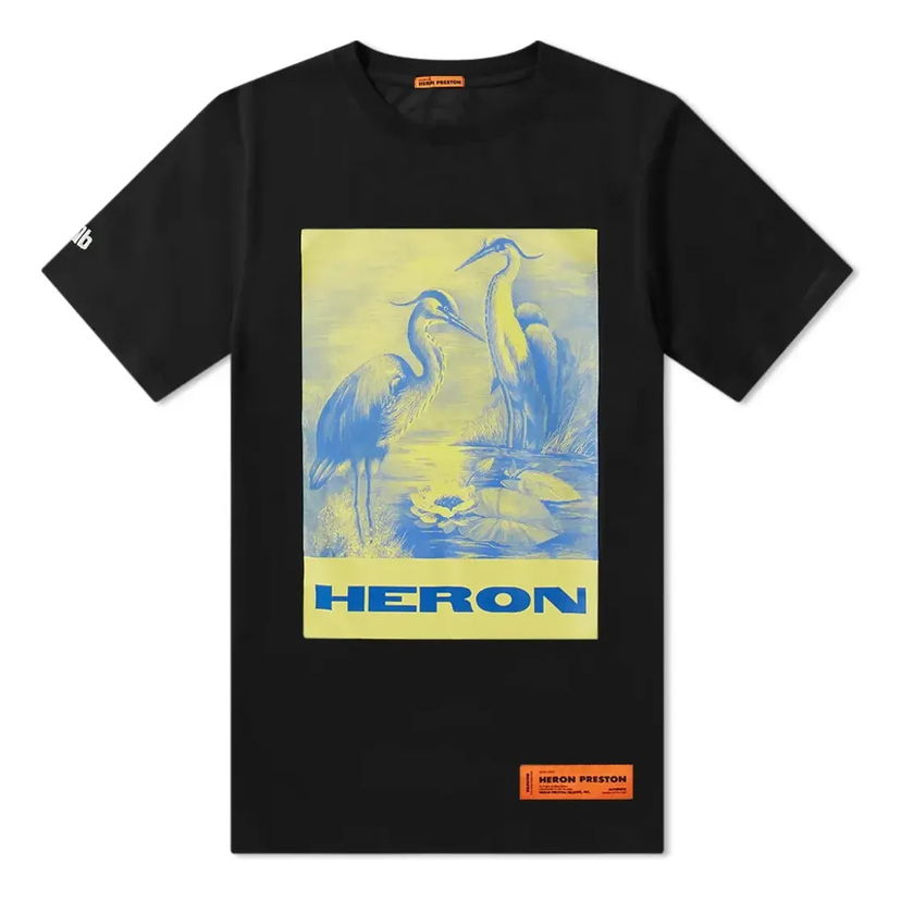 T-shirt HERON PRESTON Heron Preston Heron Painting Graphic T-Shirt Svart | HMAA004F197600080488