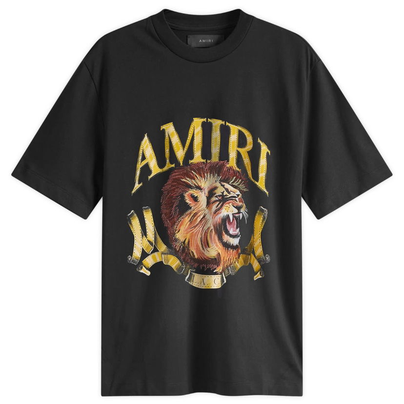 T-shirt AMIRI Lion T-Shirt Svart | AMDNSY1086-018